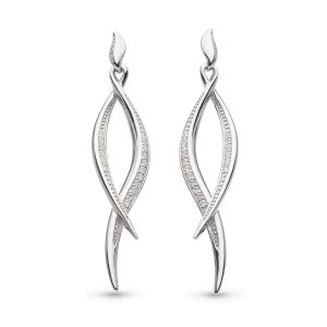 Entwine Twine Twist PavŽ Drop Earrings