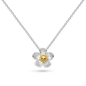 Blossom Wood Rose Necklace