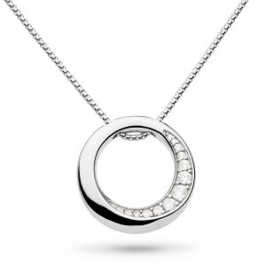 Kit Heath Bevel Cirque cz reversible necklace