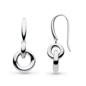 Kit Heath Bevel Cirque link drop earrings