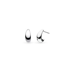 Kit Heath Coast Pebble Smooth Hoop Earrings