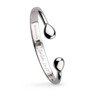 Kit Heath Coast Pebble Smooth Hinged Bangle
